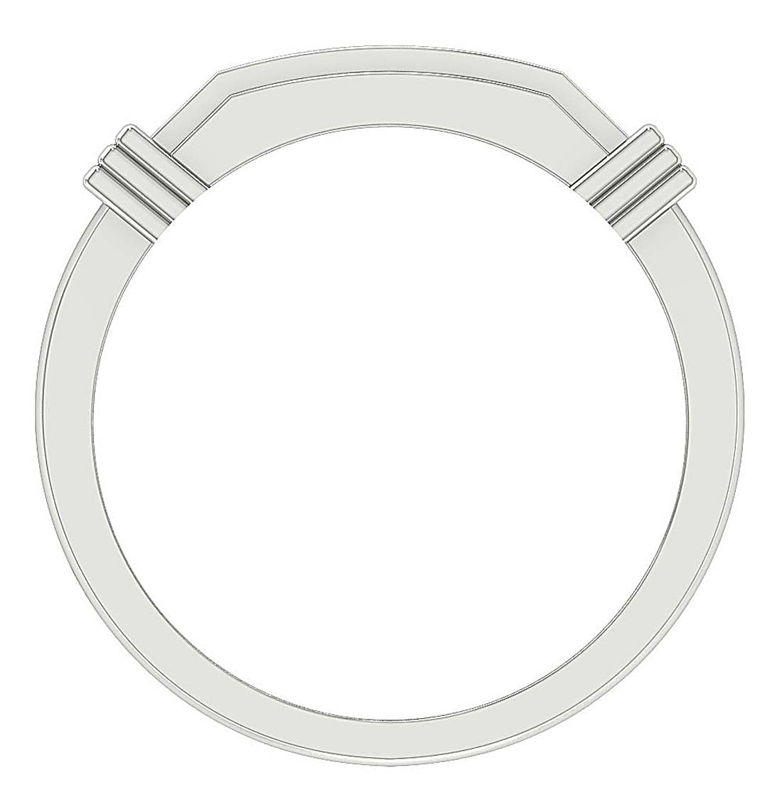 FrontViewNaturalDiamondRingProngSet