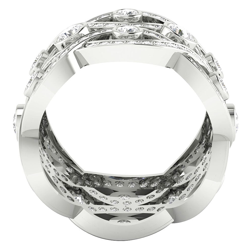 FrontViewNaturalDiamondRing14kGoldProngSet