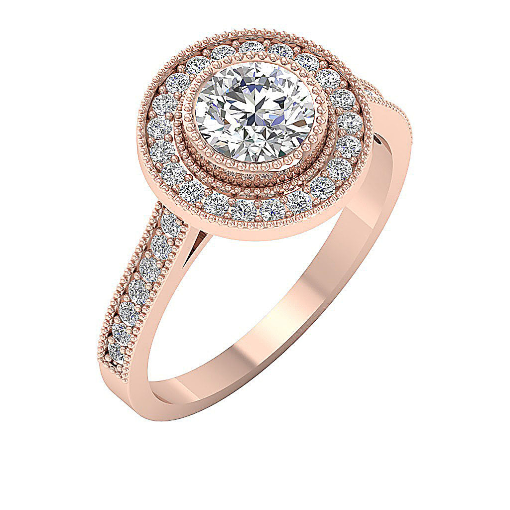 RoundDiamondRing14kGold