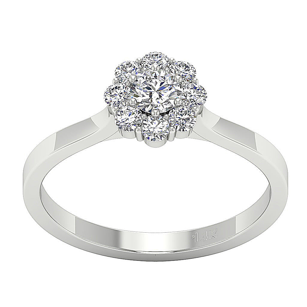 HaloSolitaireEngagementRing14kWhiteGold