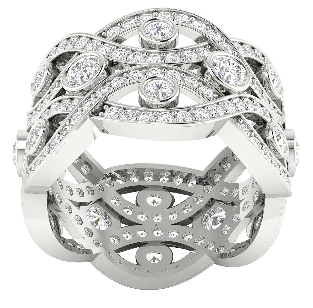 NaturalDiamondEternityEngagementRing14kGold