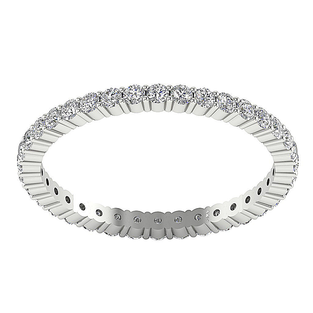NaturalDiamondEternityRing14kWhiteGold
