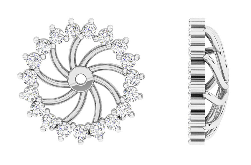 ProngSetNaturalDiamondJacketEarrings