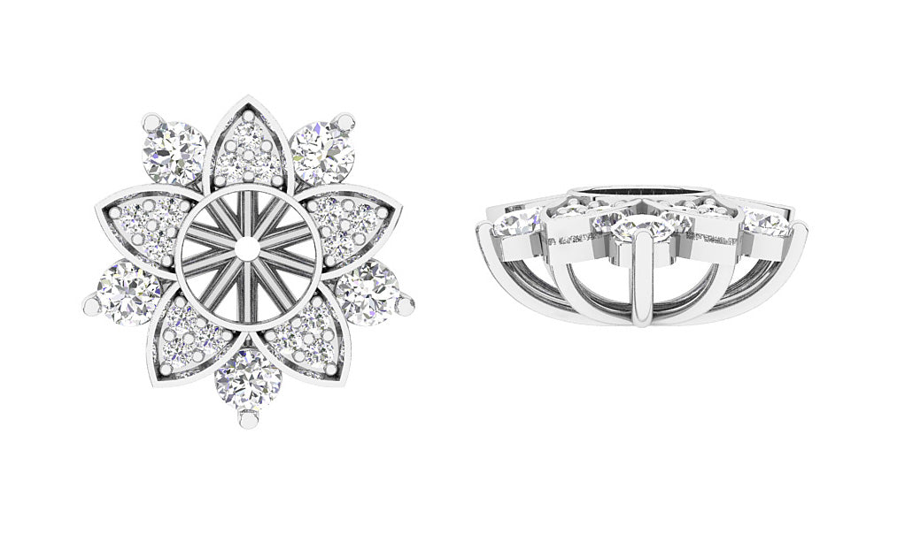 NaturalDiamondProngSetJacektEarring
