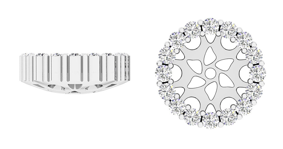 NaturalDiamondJacketEarring