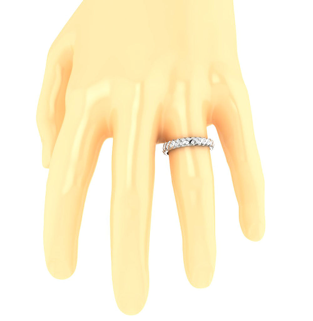OnFingerDesignerEternityEngagementRing