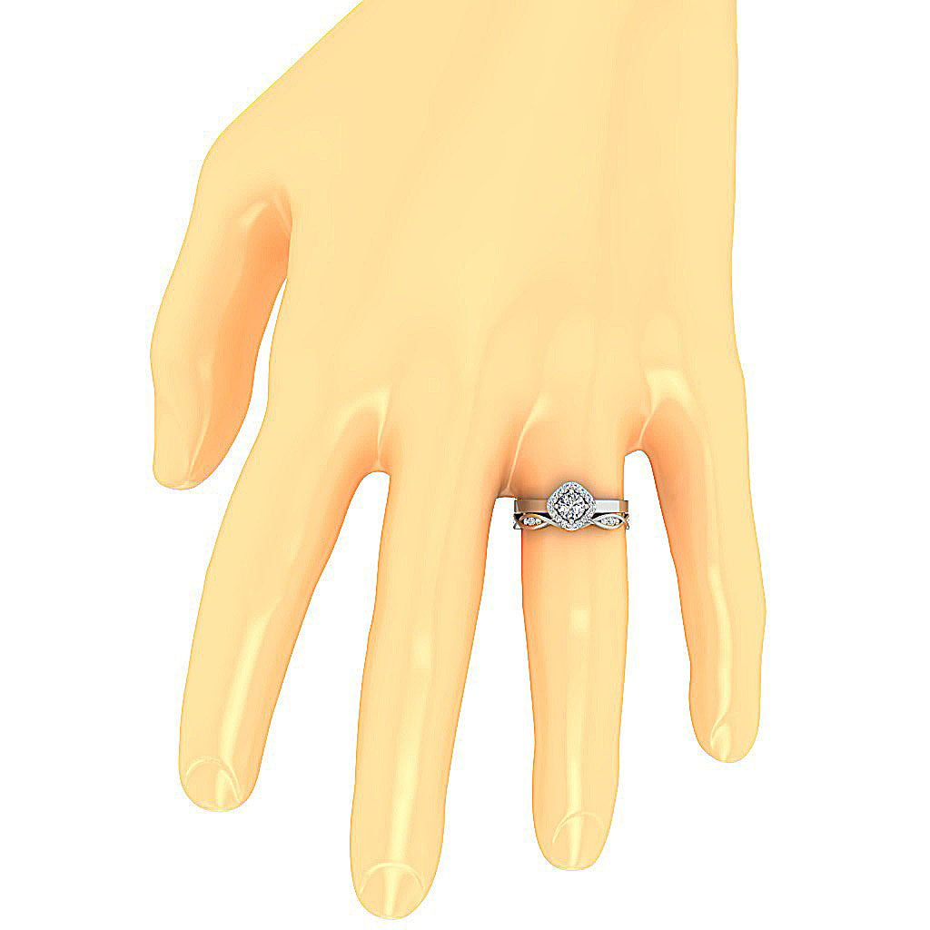 OnFingerBridalAnniversaryRingSet