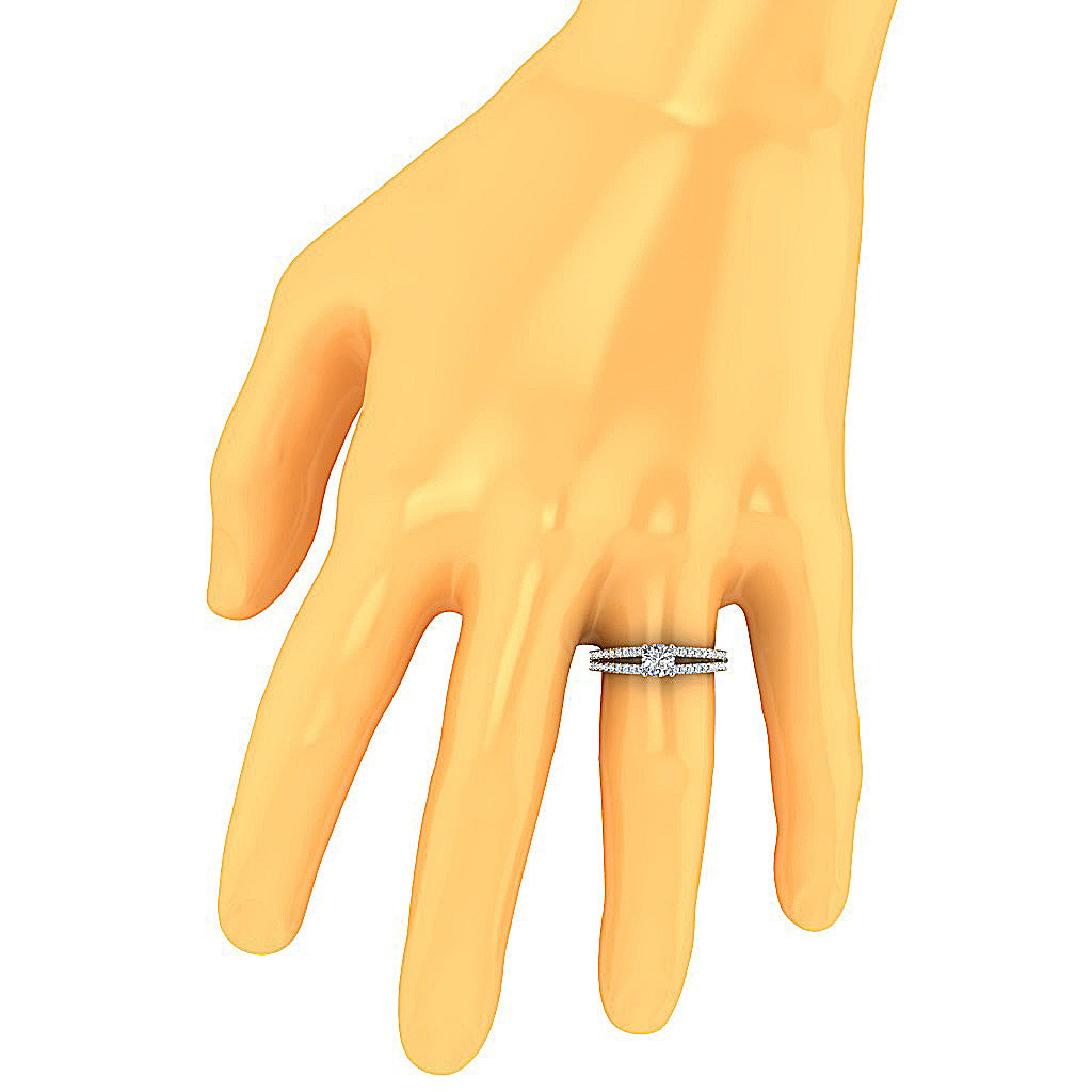 OnFingerGenuineDiamondRing14kGold