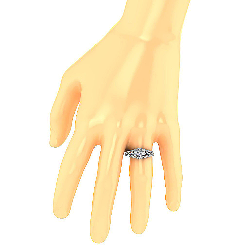 OnFingerGenuineDiamondRing14kGold