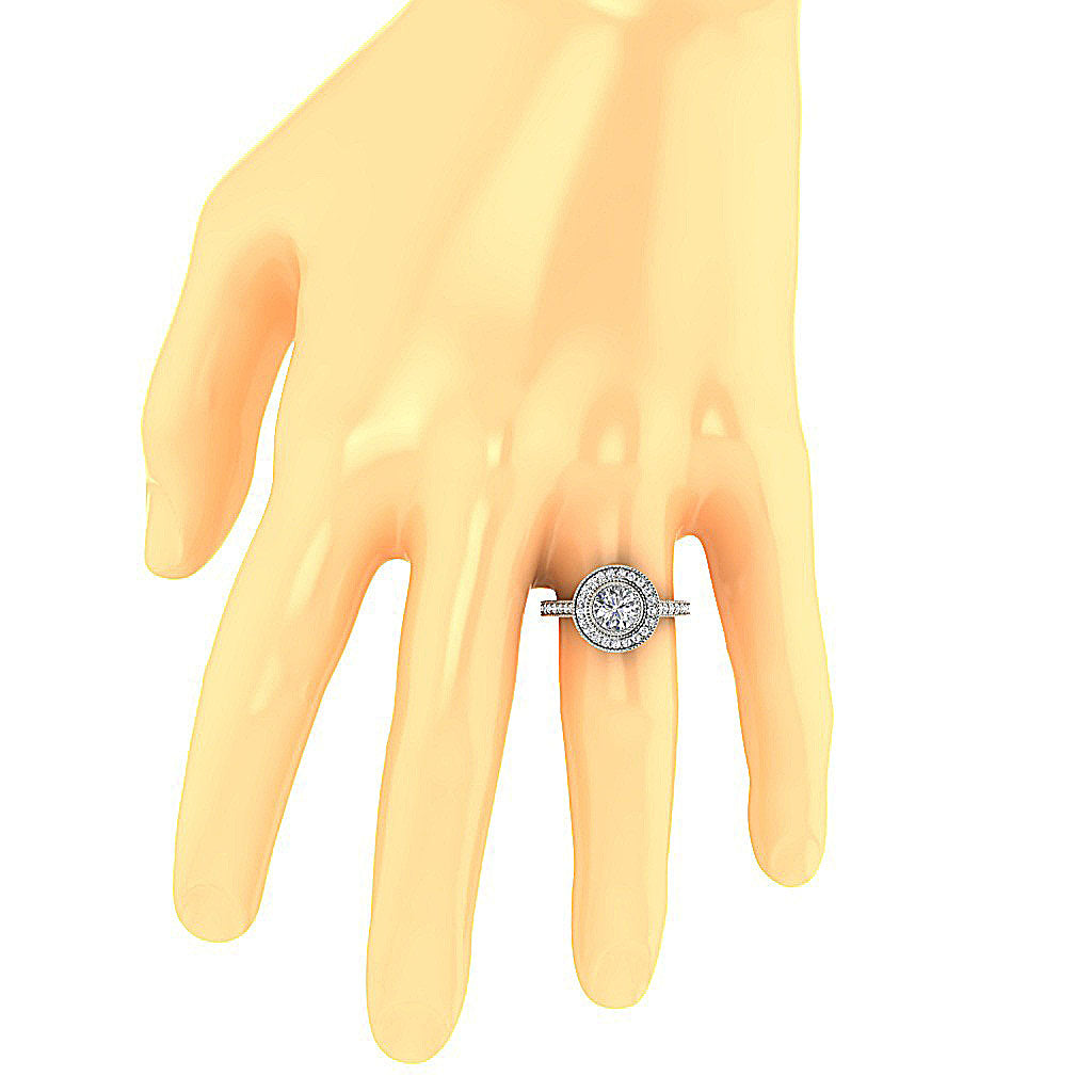 OnFingerGenuineDiamondRing14kGold