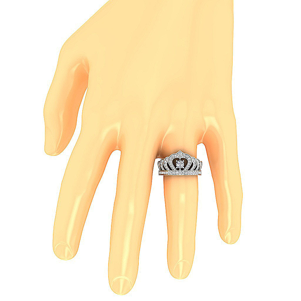OnFingerGenuineDiamondRing14kGold