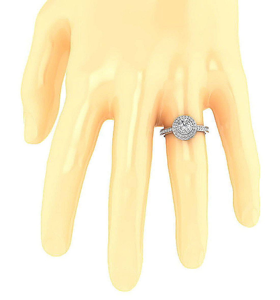 OnFingerRoundDiamondRing