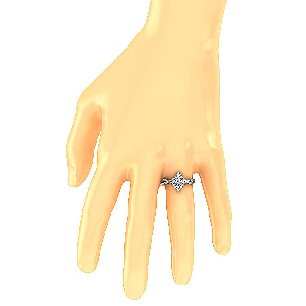 OnFingerRoundDiamondRing