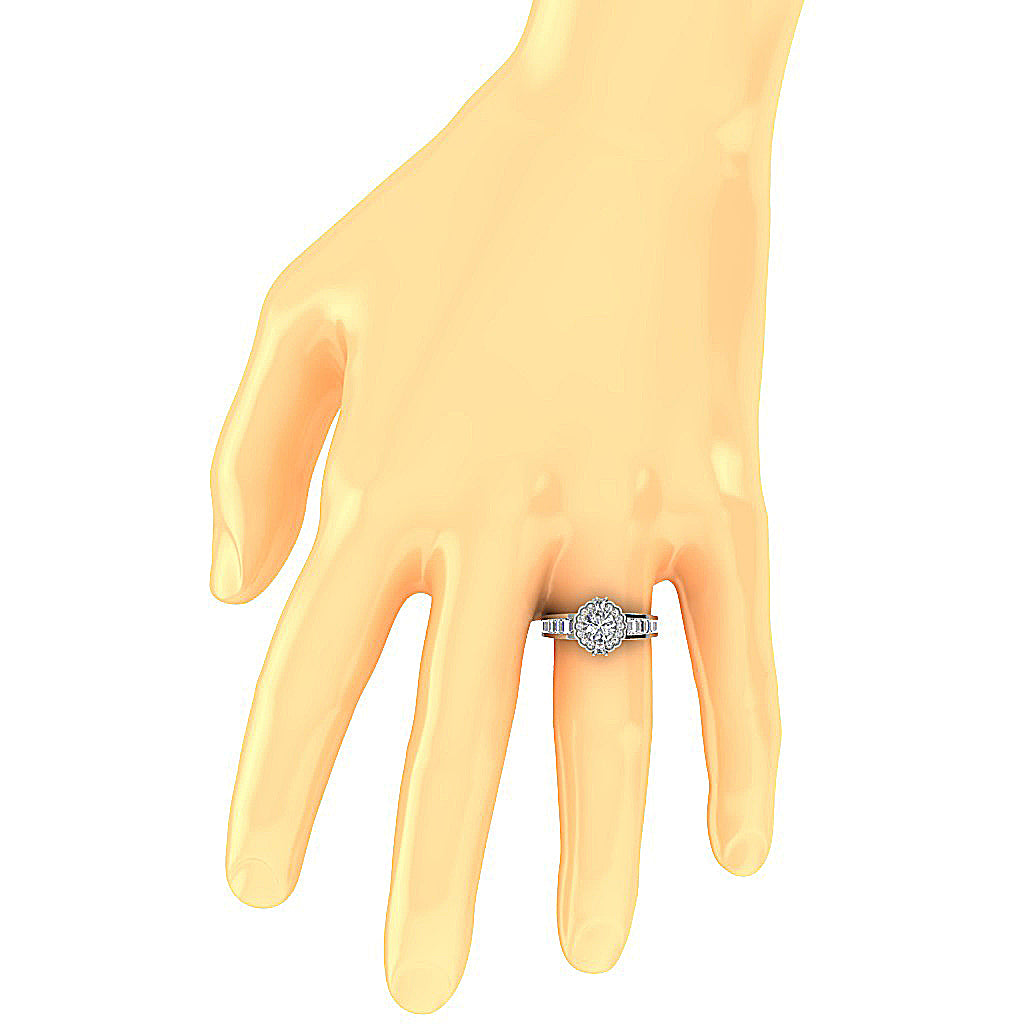 OnFingerRoundDiamondRing