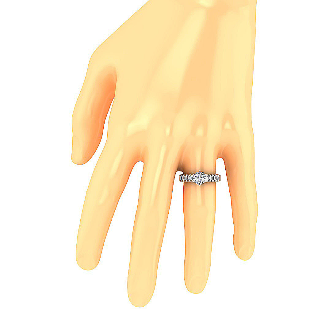 OnFingerGenuineDiamondRing14kGold
