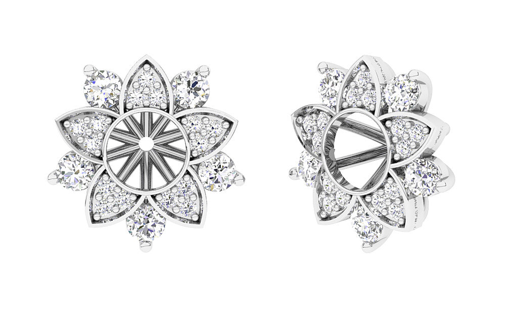 ProngSetDiamondJacketEarring