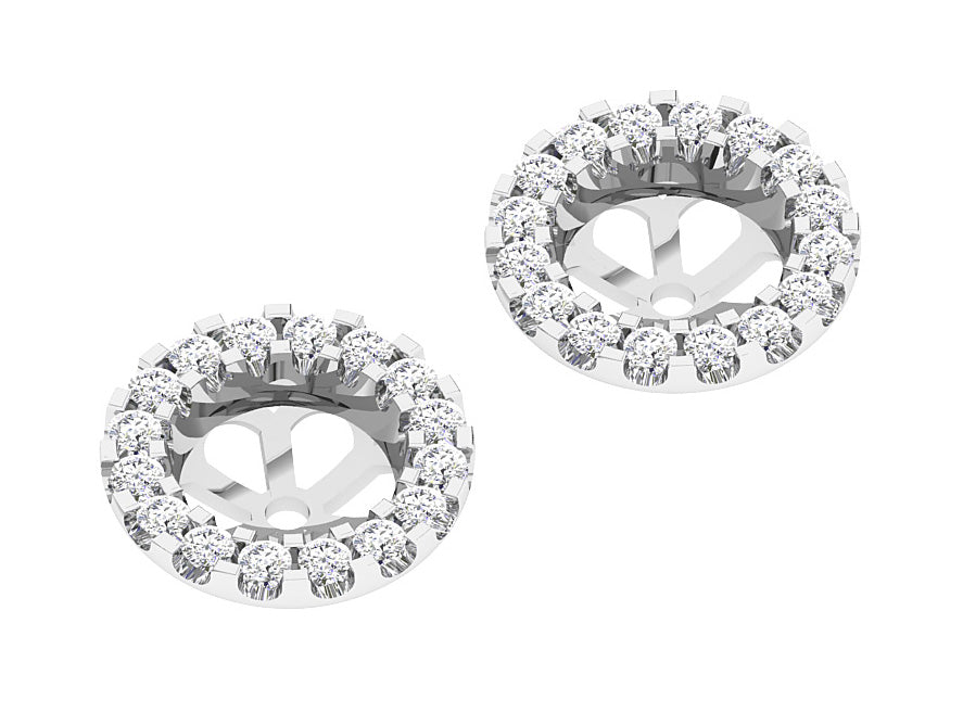 RemovableJacketEarring14KWhiteGold