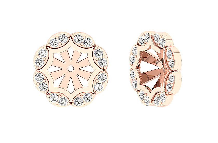 14kRoseGoldDiamondEarring