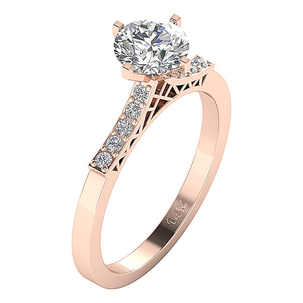 RoseGoldSideViewSolitaireEngagementRing