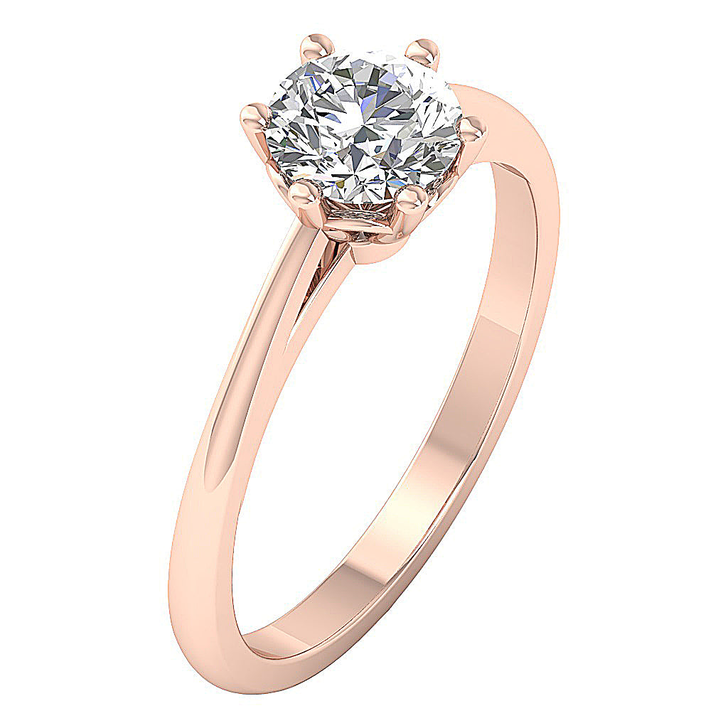 RoseGoldSideViewSolitaireEngagementRing