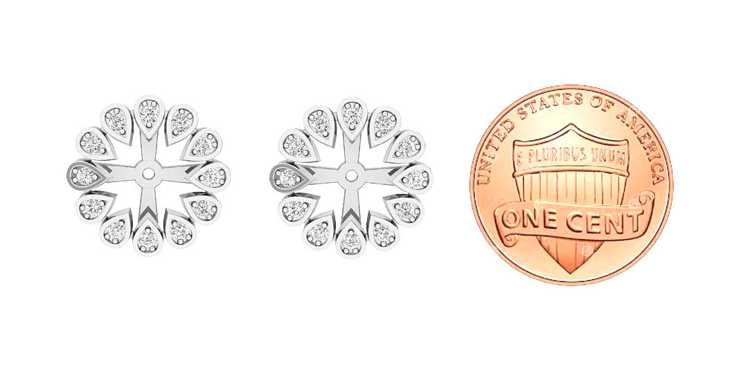 RoundCutDiamondEarringsWithCoin