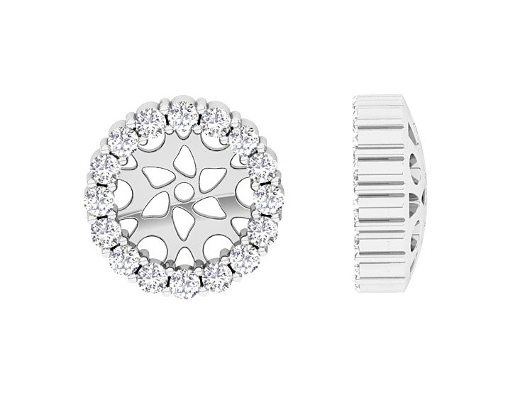 RoundCutDiamondJacketEarring