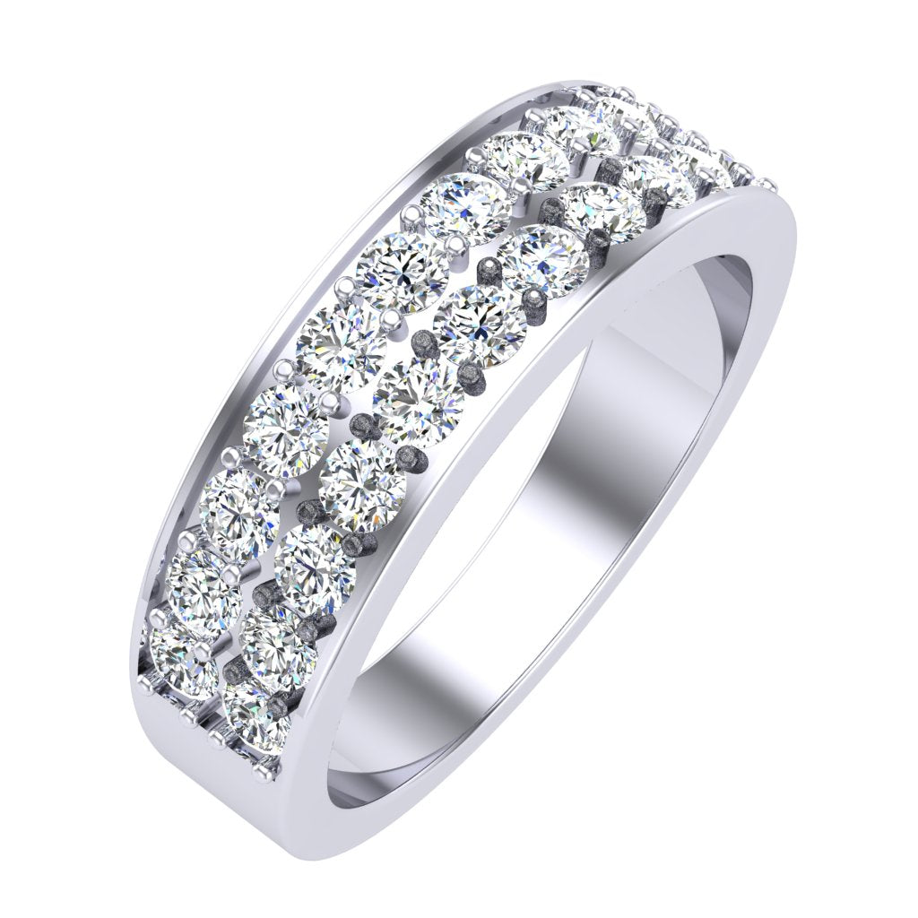 SideViewRoundDiamondRing14kSolidGold