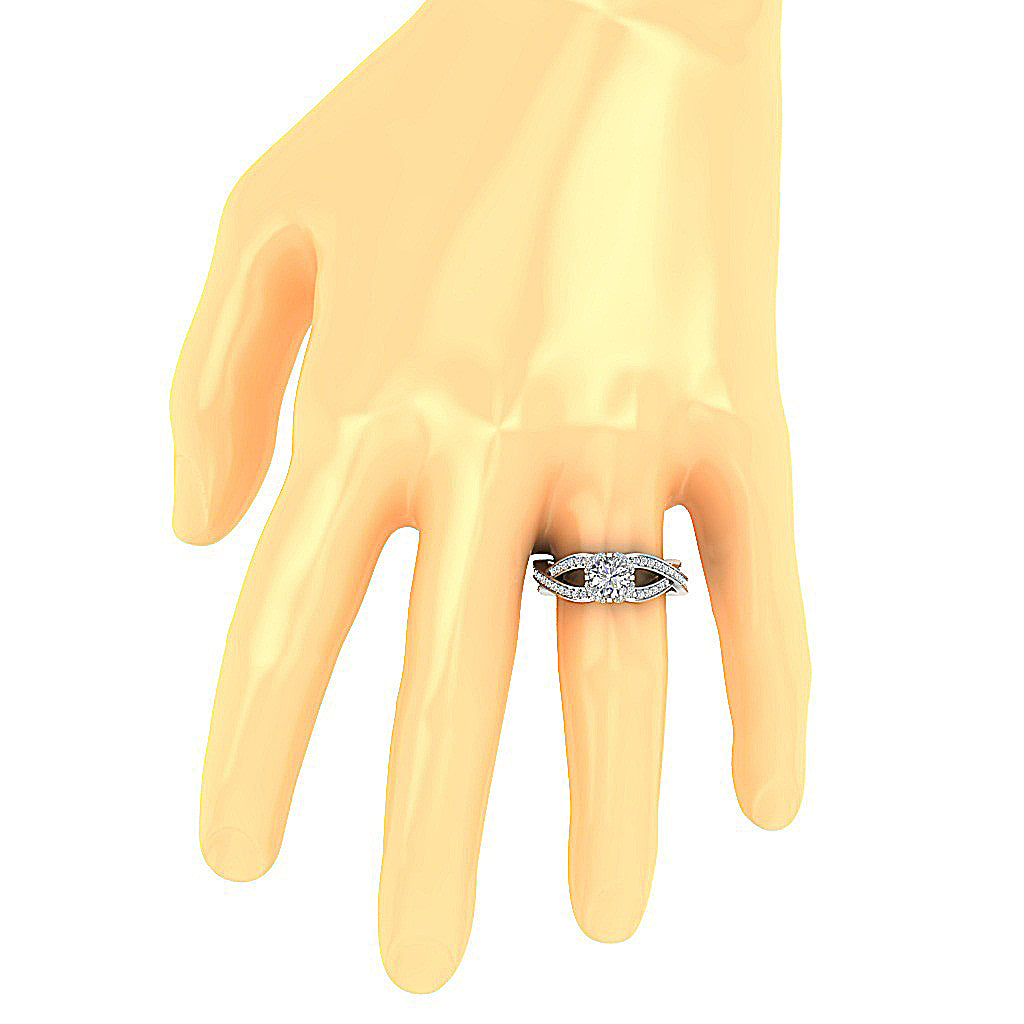 RoundDiamondRingonFinger