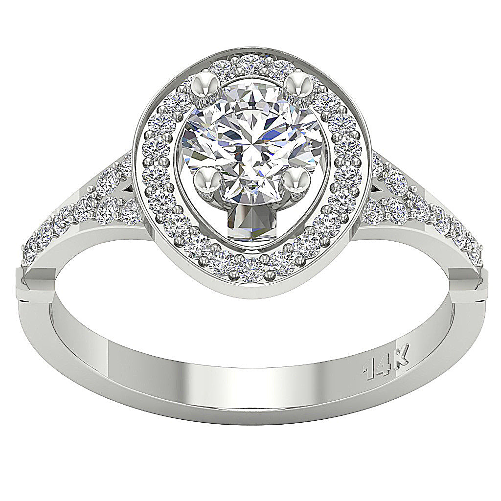 GenuineDiamondSolitaireAnniversaryRingSet