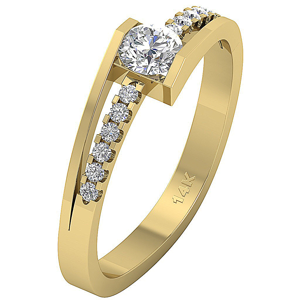 The Marisol Diamond Gold Ring