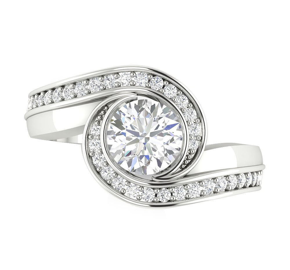 TopView14kWhiteGoldAnniversaryRing