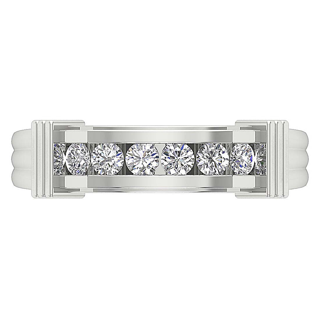 TopViewGenuineDiamondRing14kWhiteGold