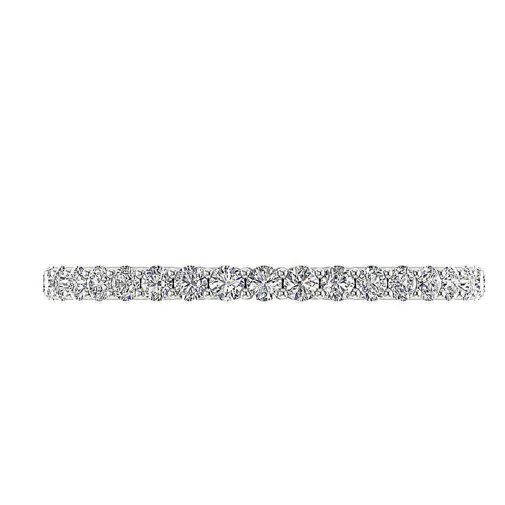 TopViewNaturalDiamondEternityRing