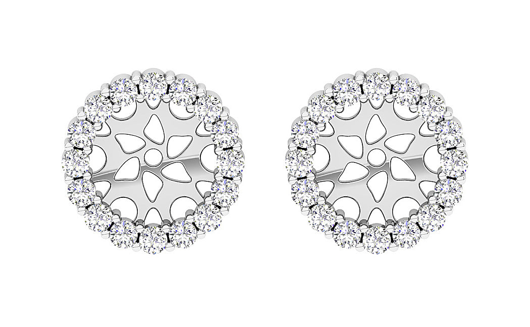 TopView14kWhiteGoldJacketEarring