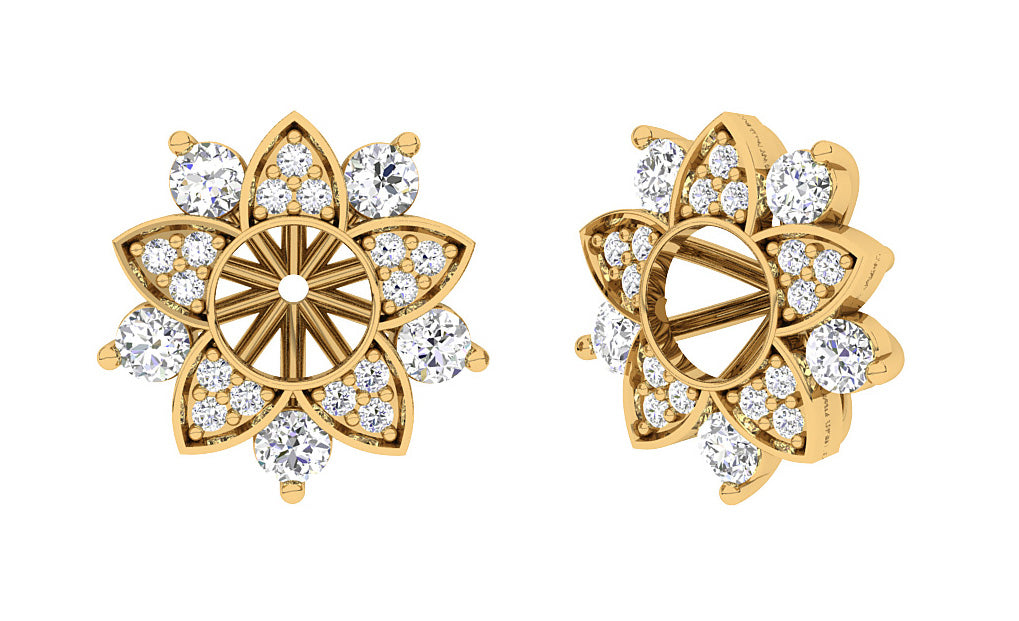 14KYellowGoldJacketEarring