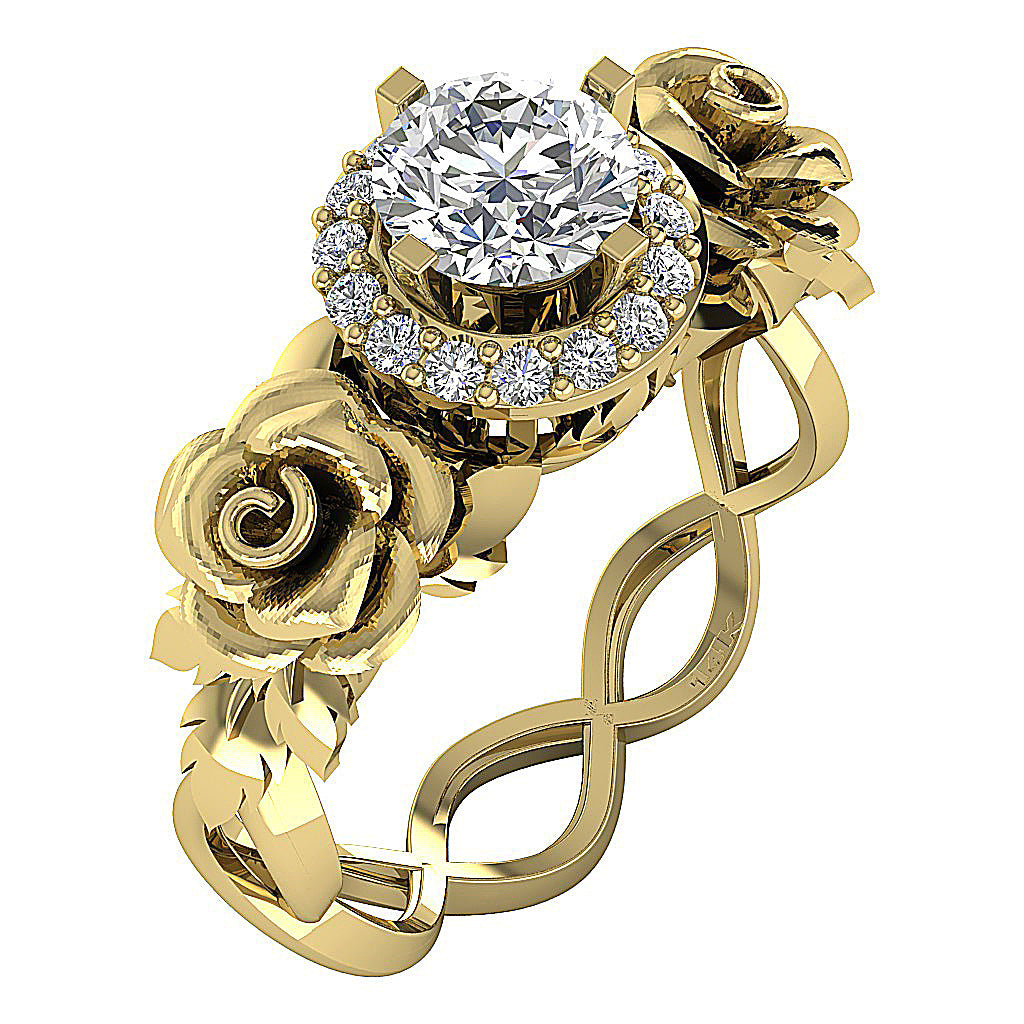 14KYellowGoldSolitaireRing
