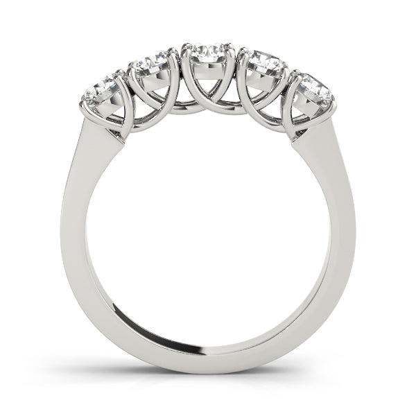 Side profile of 14K White Gold Lab Grown Diamond Ring