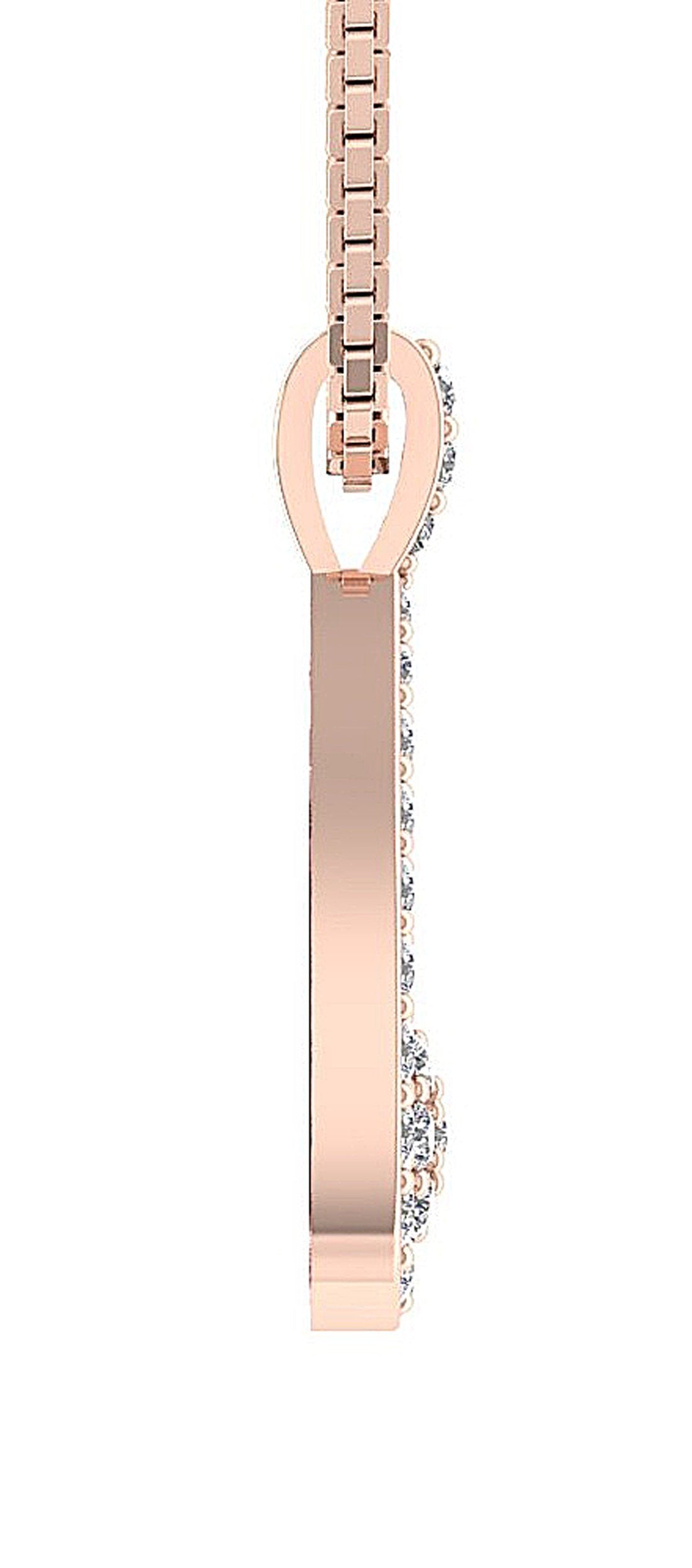 Fashion Pendants 14k/18k White Yellow Rose Gold I1/SI1 G 0.50 Carat Natural Diamond