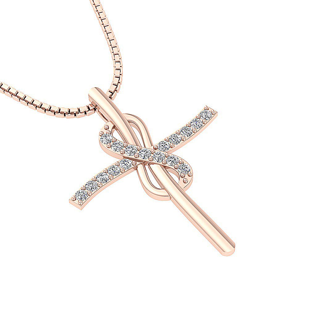 14kRoseGoldPendantsPaveSet