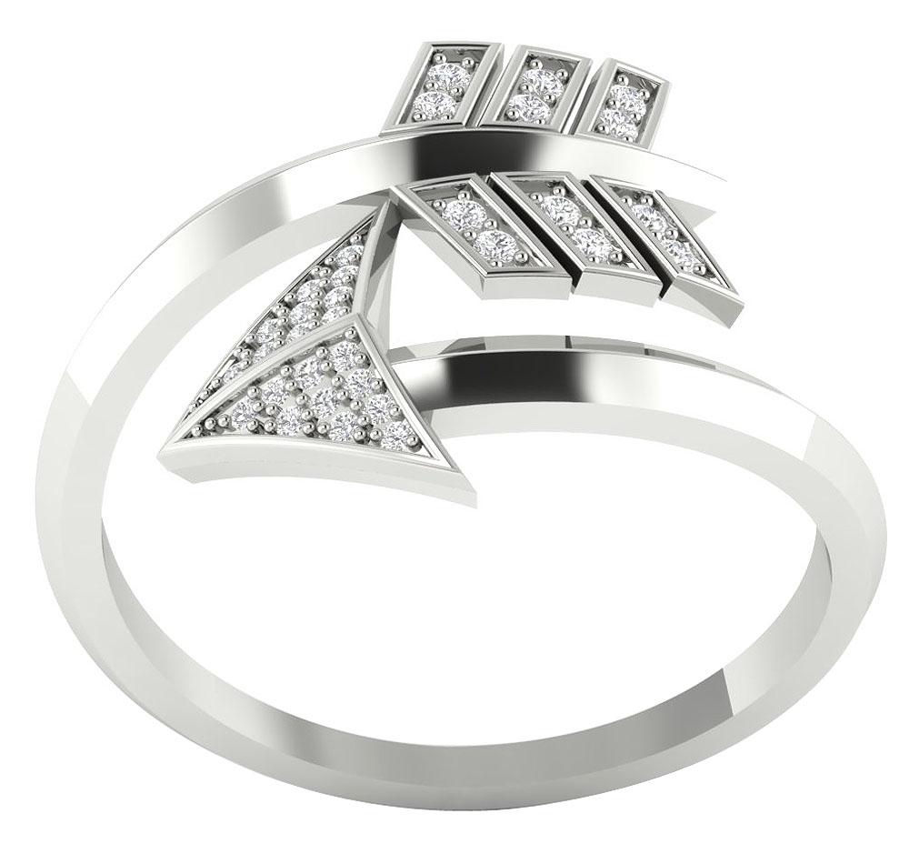 Round Diamond Anniversary Ring Prong Set 14k White Yellow Rose Gold I1 G 0.20 Ct 16.40 MM