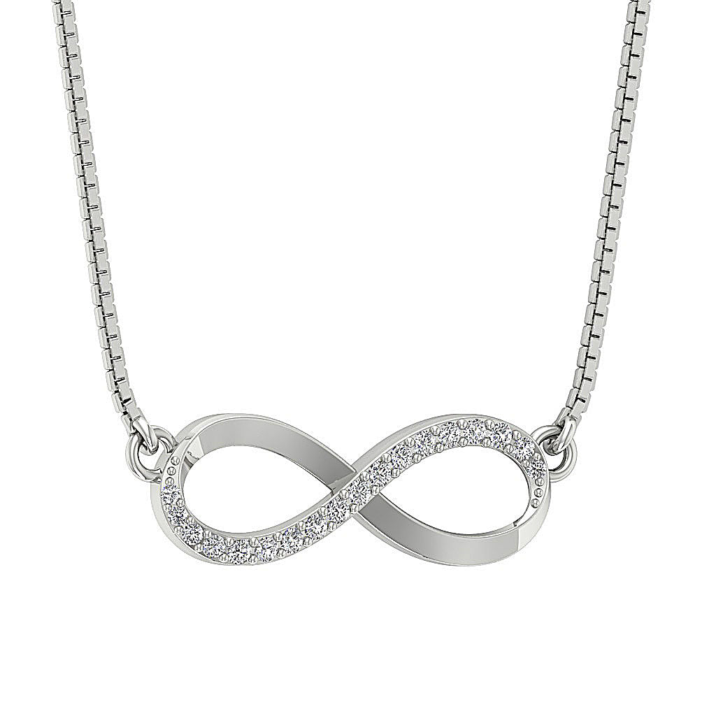 The Calvin Solid Gold Infinity Fashion Pendant