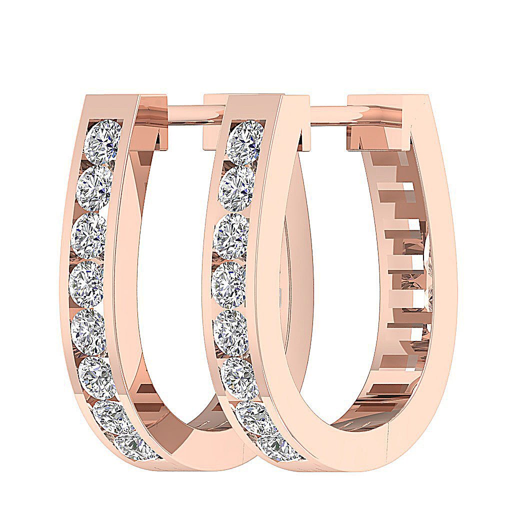 14kRoseGoldChannelSetEngagementEarring