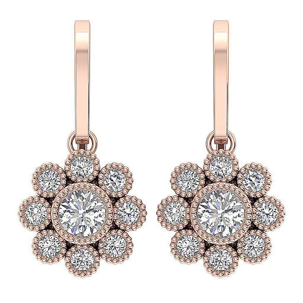 14kRoseGoldDangleEarring