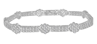 Designer Bracelet VVS1/VS1/SI1/I1 2.90 Ct Natural Diamonds 14k/18k Solid Gold