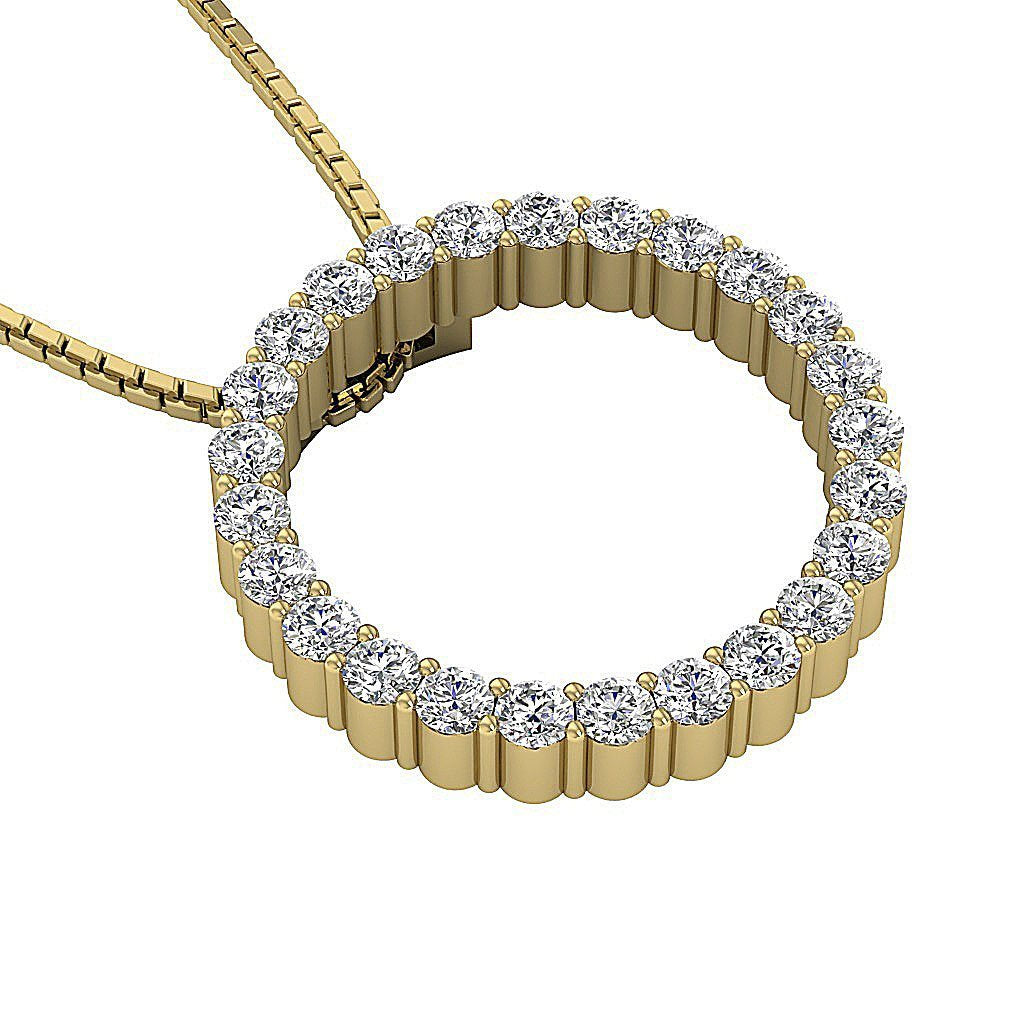 14kYellowGoldDesignerPaveSetWeddingPendants