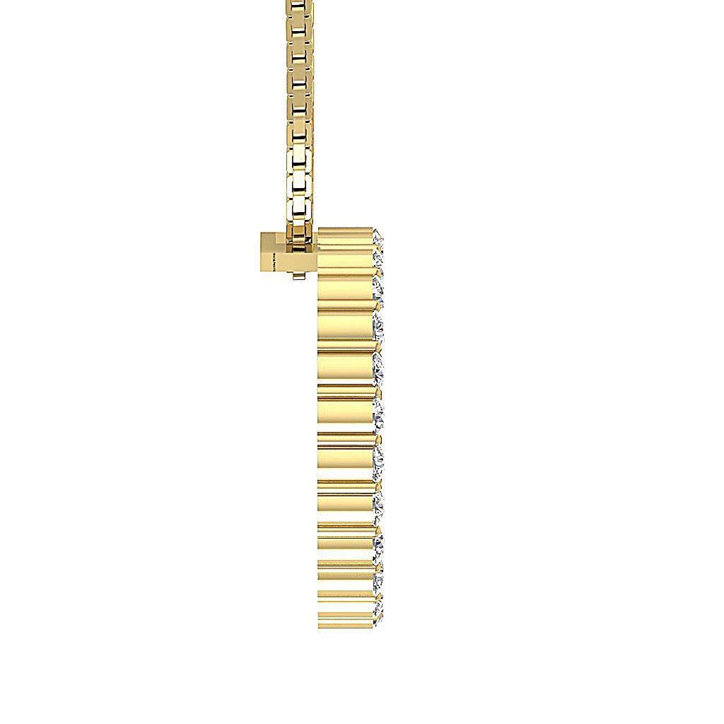 14kSolidGoldNaturalDiamondCircleOfLovePendants