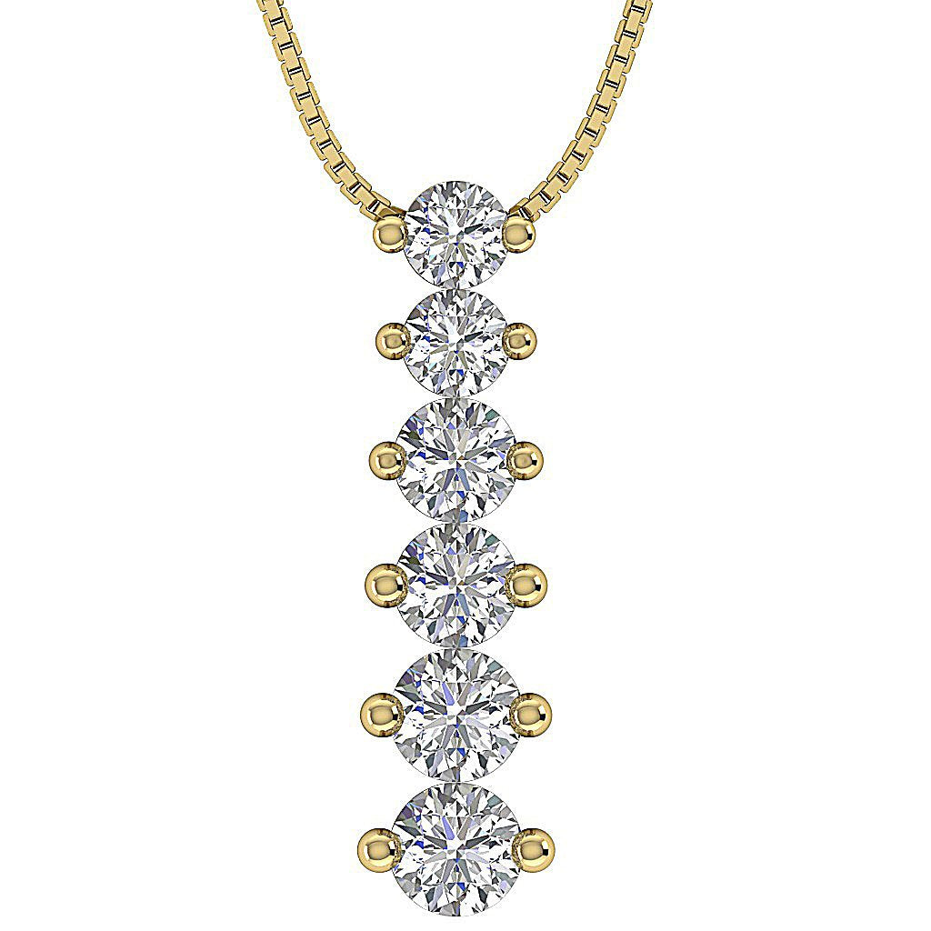 14kYellowGoldGenuineDiamondPendants