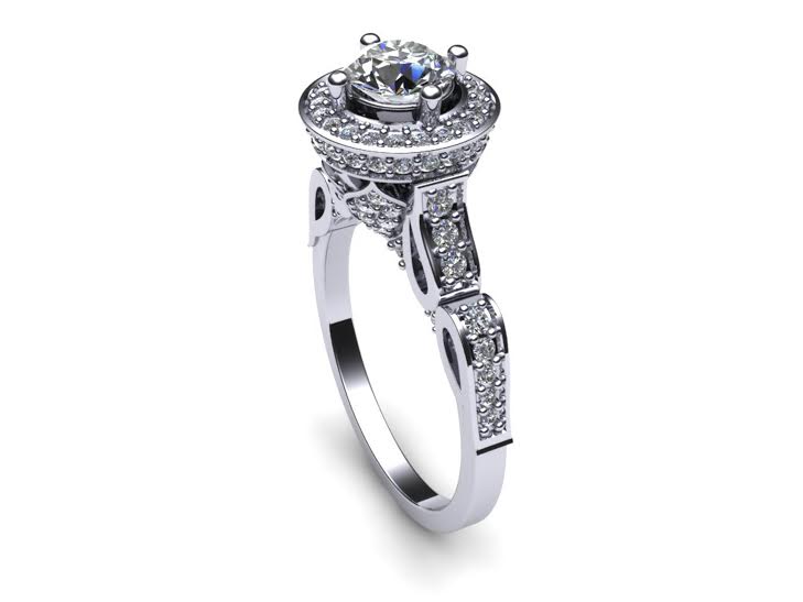 I1 G 1.50 Carat Unique Fashion Wedding Ring Genuine Diamond 14k Solid Gold