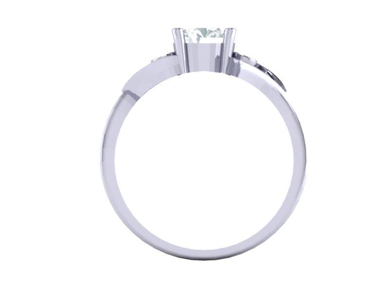 Vintage Solitaire Anniversary Ring Round Diamond I1 G 1.15 Carat 14k Solid Gold Prong Bezel Set