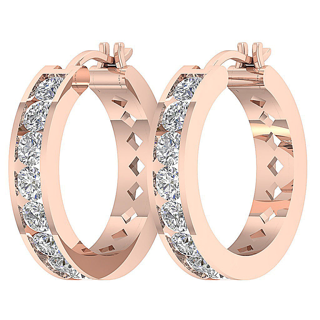 14kRoseGoldGenuineClosureEarring